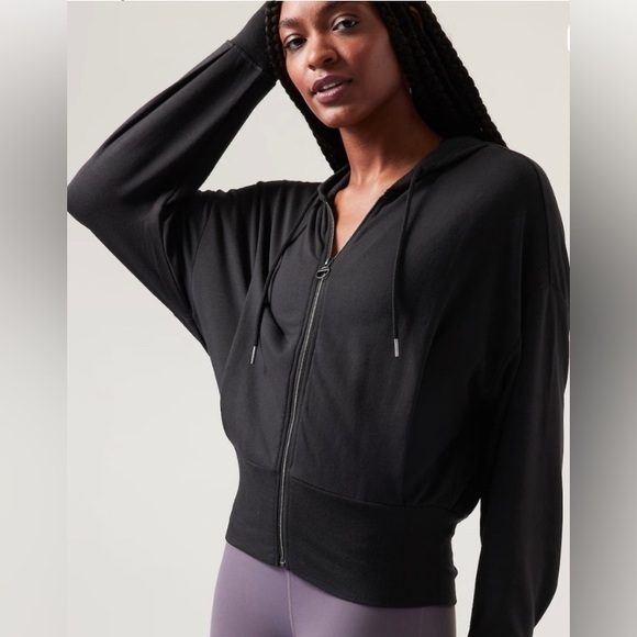Athleta Balance Sweatshirt in Black - Picture 2 of 6